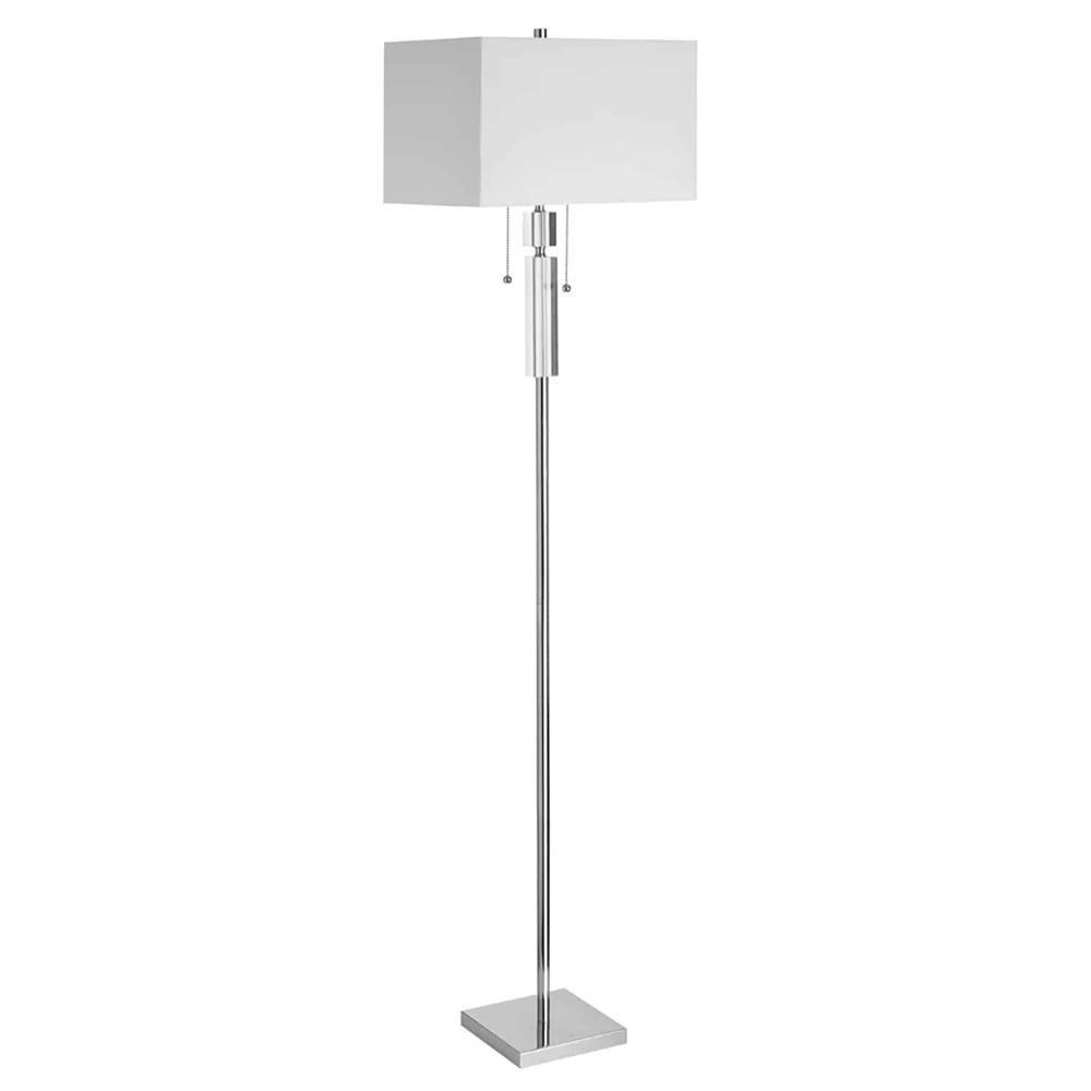 Boho Aesthetic Floor Lamp, Rectangular Shade | Biophilic Design Airbnb Decor Furniture 