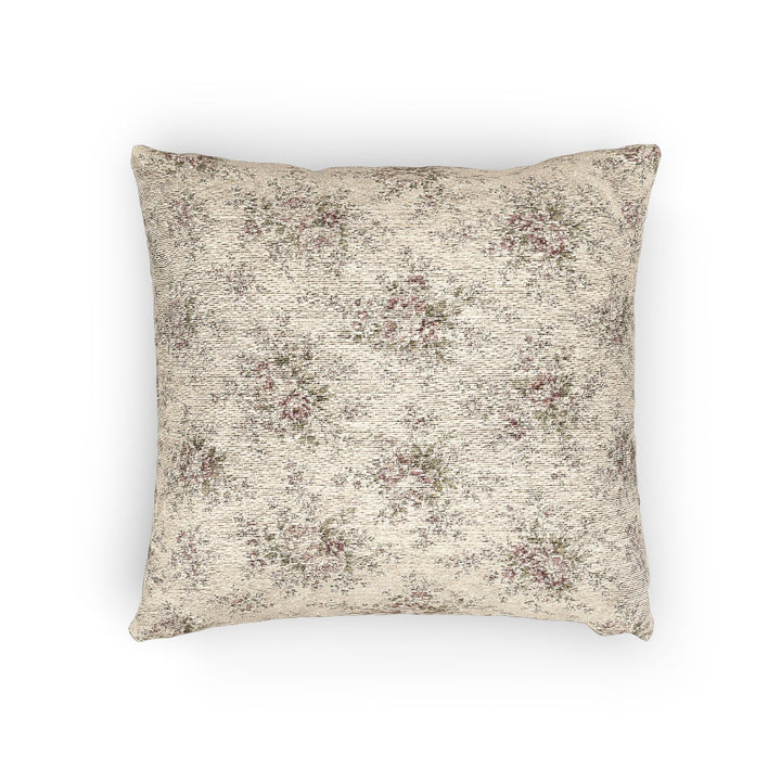 Sage &amp; Rose Cream Woven Pillow By Artisan Blooms