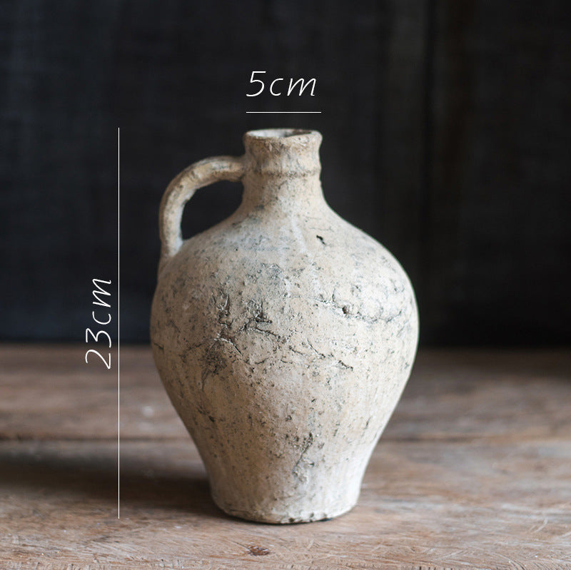 Buy farmhouse furniture Large Brisa Mediterranean Handmade Red Clay Pots - Modern Cottage Farmhouse Furniture