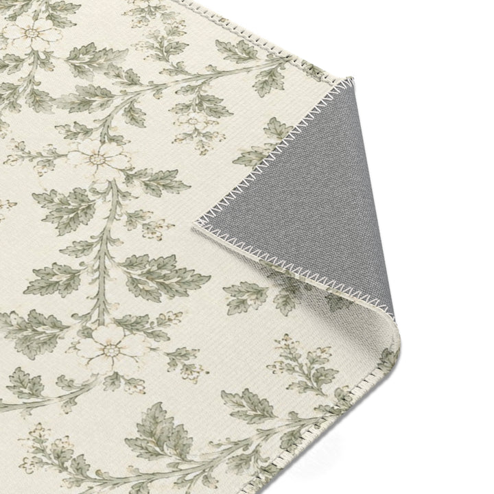 Vintage Botanical Cream &amp; Sage Accent Rug