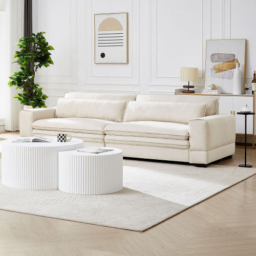 Buy farmhouse furniture Mason | White Modern Farmhouse Cottage Sofa Sectional Couch - Modern Cottage Farmhouse Furniture