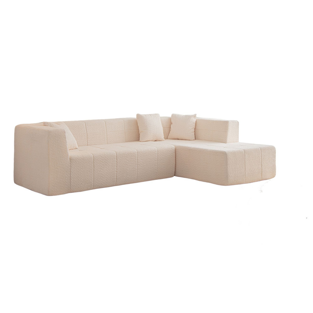 The Grand Amalfi Large Modular Mediterranean L-Shaped Sectional Floor Sofa - Mediterranean Italian Contemporary Home Decor Furniture
