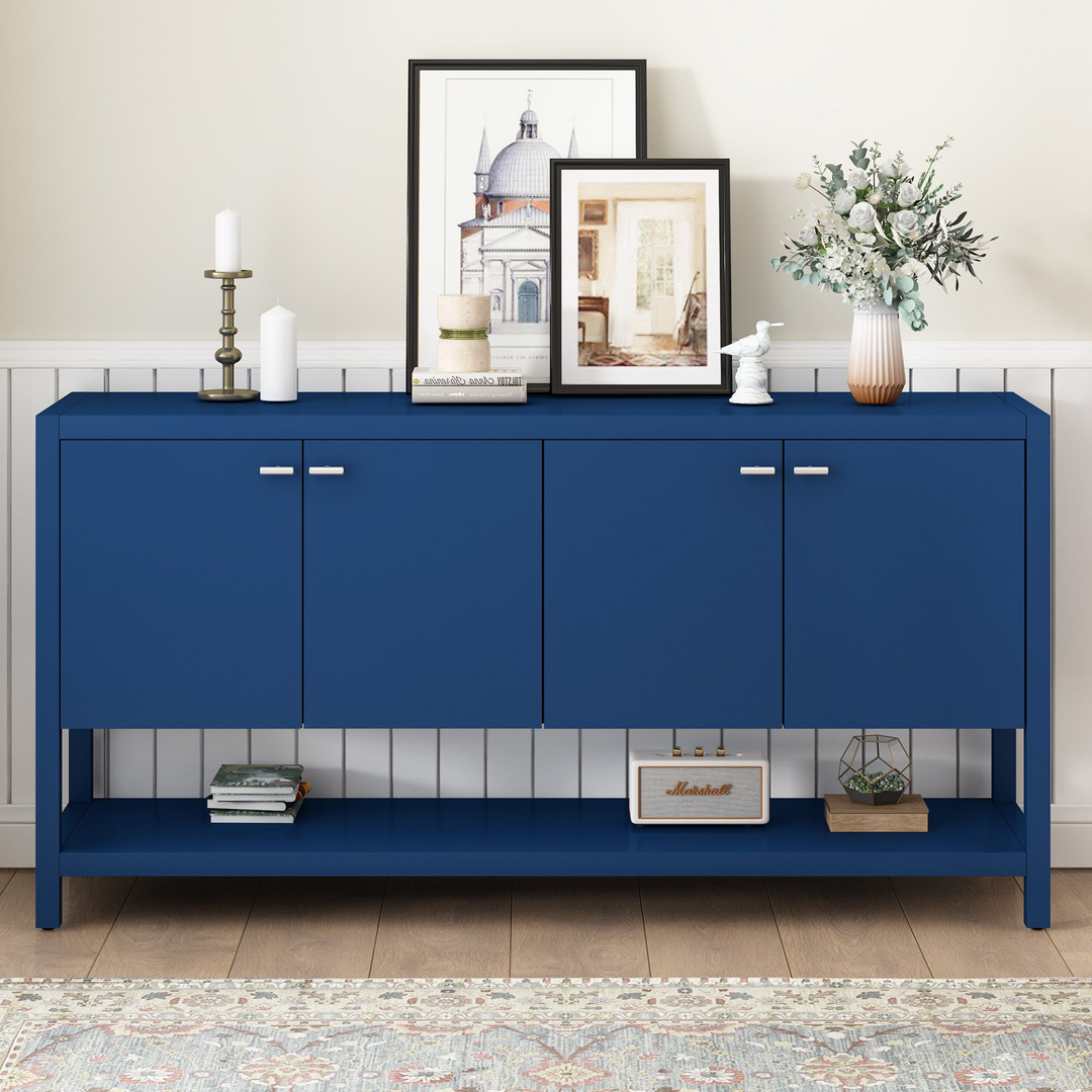 Buy farmhouse furniture Functional Entryway Console Table with Ample Storage,Suitable for Study,Entrance and Living Room - Modern Cottage Farmhouse Furniture