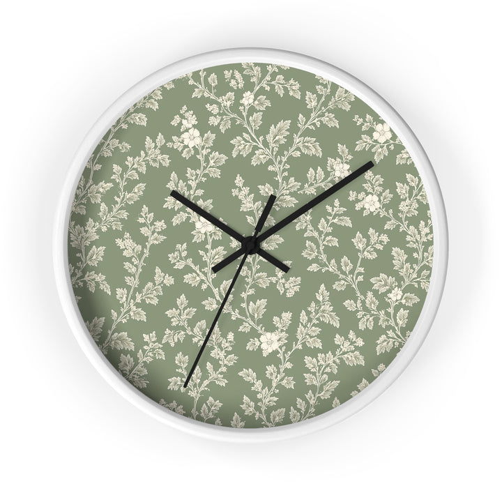 Buy farmhouse furniture Sage &amp; Cream Wall Clock — By. Artisan Blooms - Modern Cottage Farmhouse Furniture