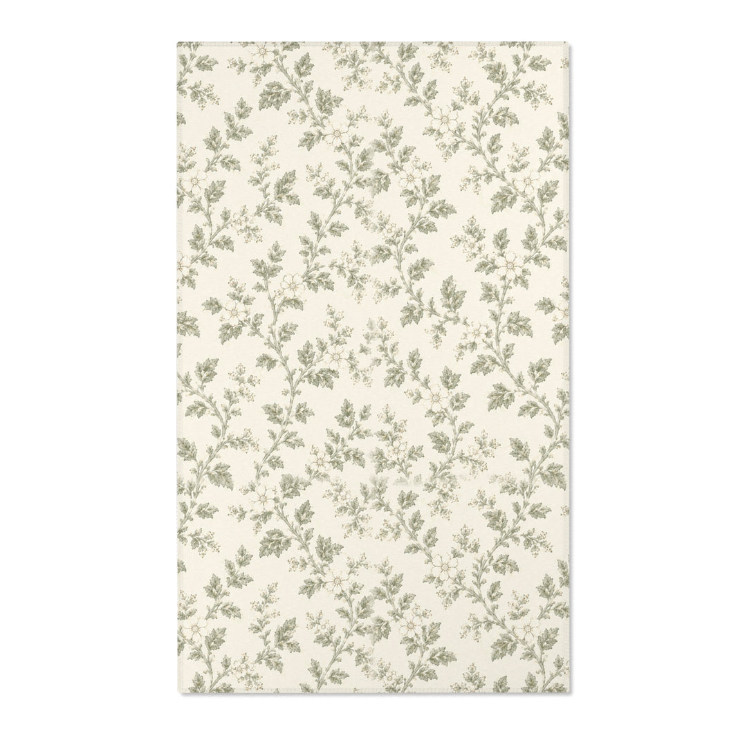 Vintage Botanical Cream &amp; Sage Accent Rug
