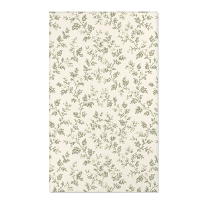 Vintage Botanical Cream &amp; Sage Accent Rug