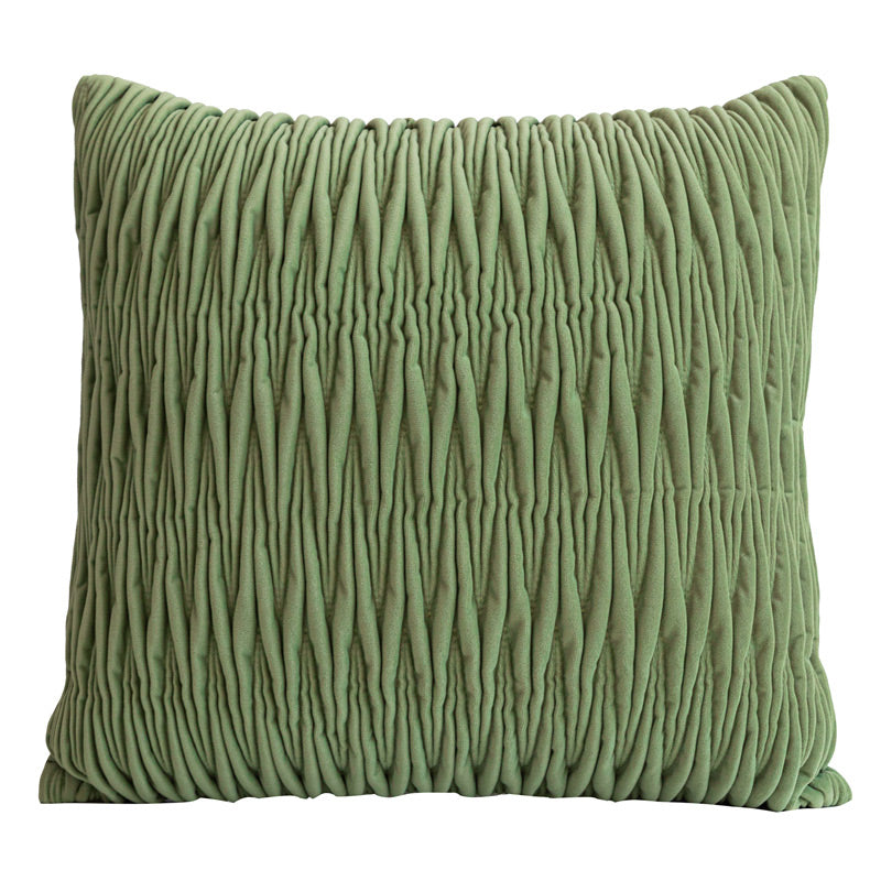 Chloeros | Green Textured Mediterranean Sofa Throw Pillows