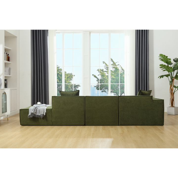 The Oliva Modular Mediterranean Sofa Set - Mediterranean Italian Contemporary Home Decor Furniture