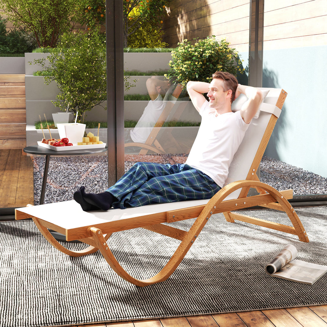 Buy farmhouse furniture Cream White Modern Farmhouse Minimalist Porch Patio Lounge Chair - Modern Cottage Farmhouse Furniture
