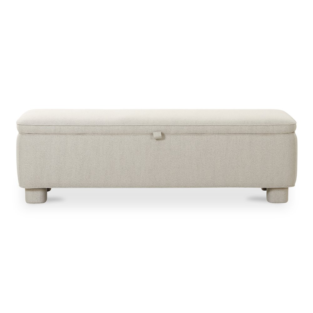 The Willow Modern Farmhouse Storage Bench - Mediterranean Italian Contemporary Home Decor Furniture