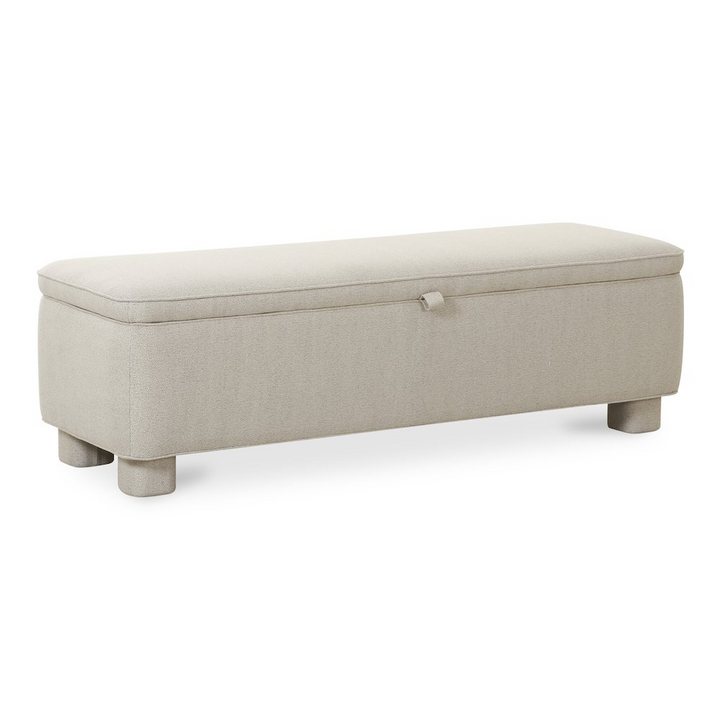 The Willow Modern Farmhouse Storage Bench - Mediterranean Italian Contemporary Home Decor Furniture