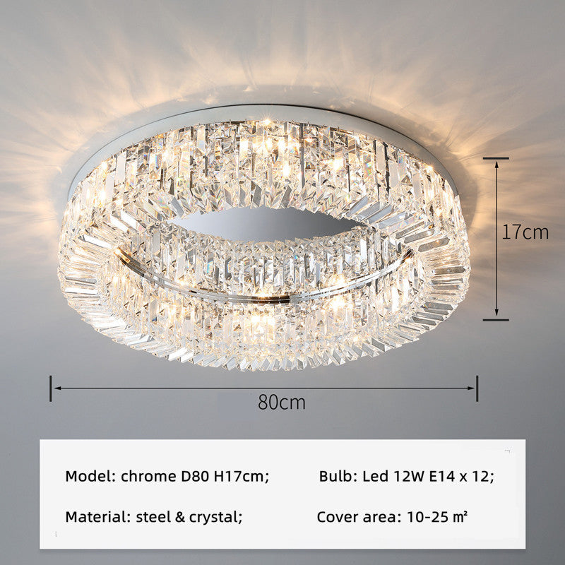 Boho Aesthetic The La Rochelle | Post Modern Luxury Crystal Ceiling Light | Biophilic Design Airbnb Decor Furniture 