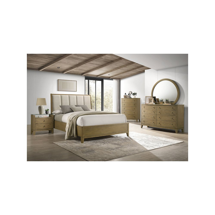 Buy farmhouse furniture Granada Dresser Mirror Natural Pine - Modern Cottage Farmhouse Furniture