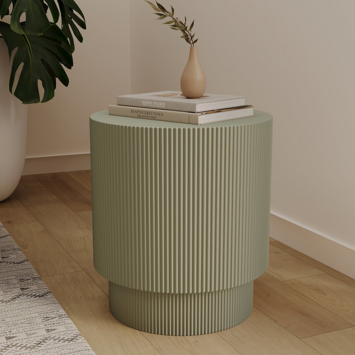 Buy farmhouse furniture Green Modern Italian Contemporary Outdoor Side Table - Modern Cottage Farmhouse Furniture