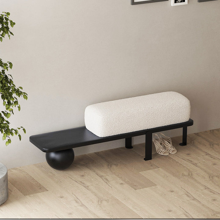 Buy farmhouse furniture Palazzo | Modern Luxury Mediterranean Accent Bench - Modern Cottage Farmhouse Furniture