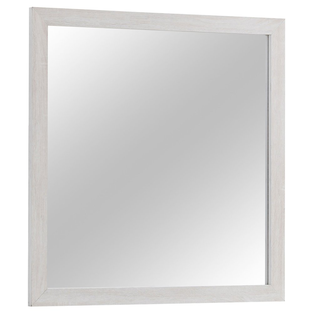 Buy farmhouse furniture Brantford Dresser Mirror Coastal White - Modern Cottage Farmhouse Furniture