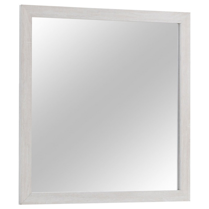 Buy farmhouse furniture Brantford Dresser Mirror Coastal White - Modern Cottage Farmhouse Furniture