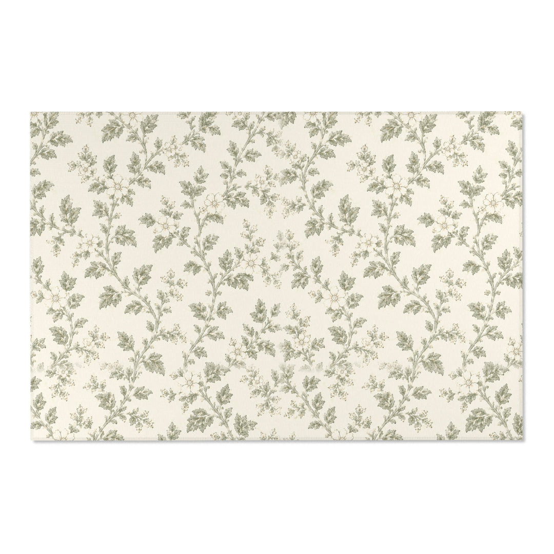 Vintage Botanical Cream &amp; Sage Accent Rug