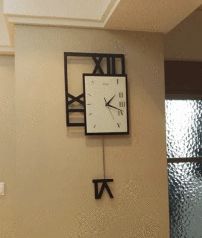 Toscana | Italian Modern Swinging Wall Clock - Mediterranean Italian Contemporary Home Decor Furniture