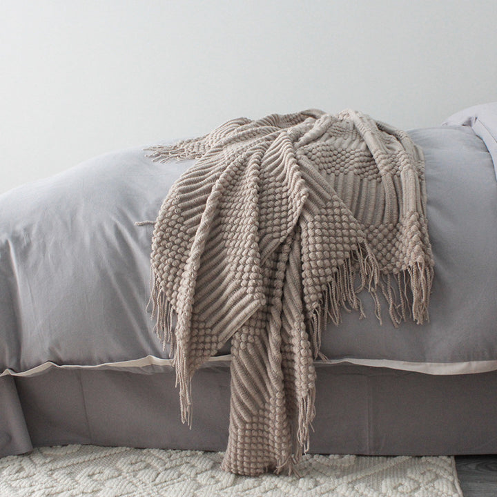 Buy farmhouse furniture Barnwood | Large Modern Neutral Modern Farmhouse Throw Blanket - Modern Cottage Farmhouse Furniture