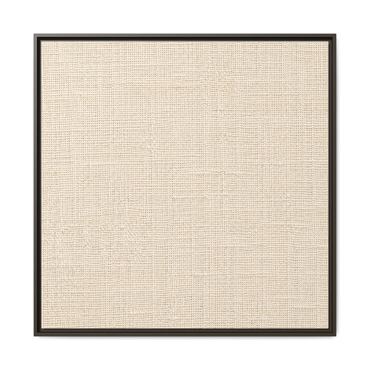 Woven Art Sage &amp; Cream Framed Canvas Wall Art