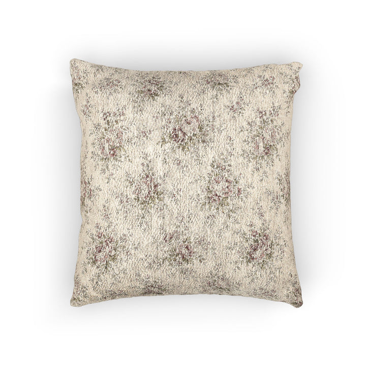 Sage &amp; Rose Cream Woven Pillow By Artisan Blooms