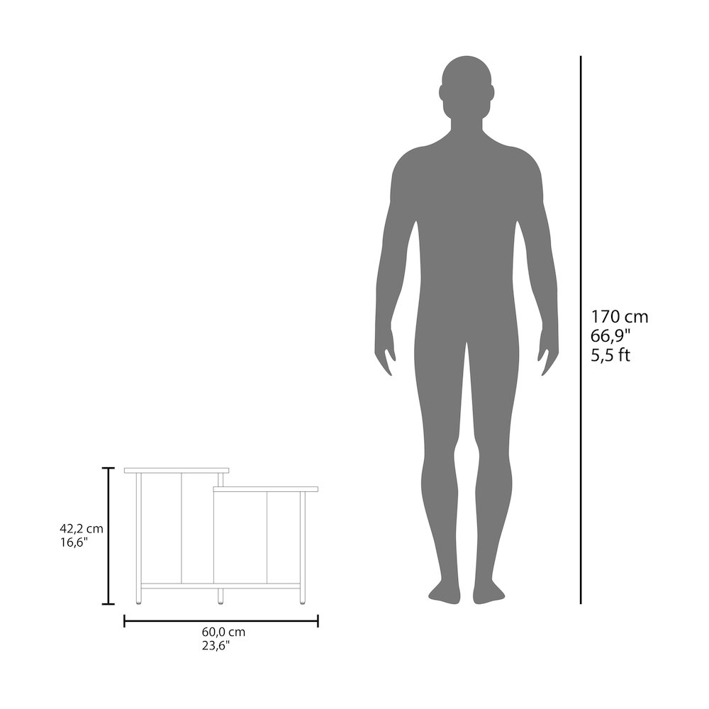 Hesston Coffee Table, White - Stylish & Functional Modern Design for Living Room Decor - Mediterranean Italian Contemporary Home Decor Furniture