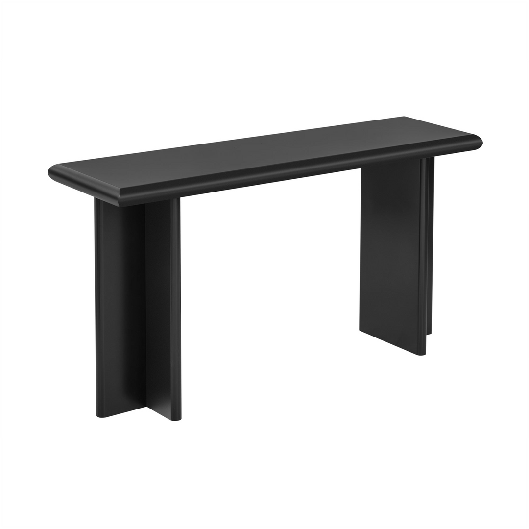 Modern Entryway Table with L-Shaped Legs,Suitable for Entryway, Hallway, Living Room, Foyer, Corridor - Mediterranean Italian Contemporary Home Decor Furniture