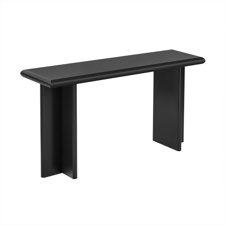 Modern Entryway Table with L-Shaped Legs,Suitable for Entryway, Hallway, Living Room, Foyer, Corridor - Mediterranean Italian Contemporary Home Decor Furniture