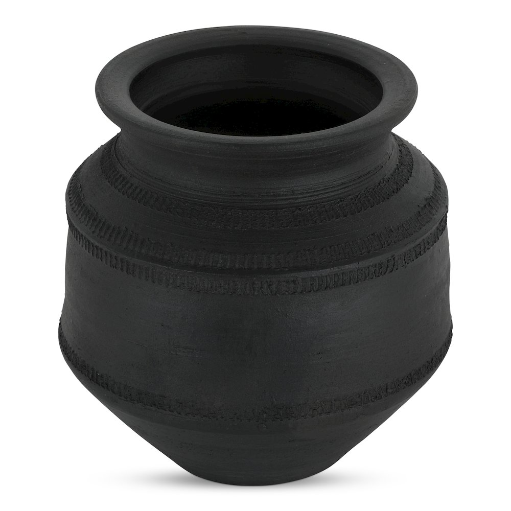 Buy farmhouse furniture Astra Vessel Black Terracotta - Modern Cottage Farmhouse Furniture