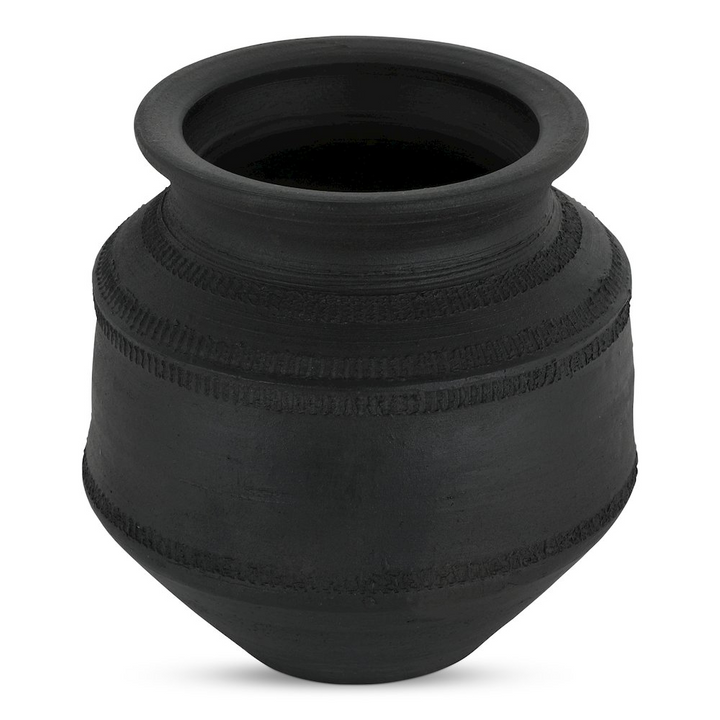 Buy farmhouse furniture Astra Vessel Black Terracotta - Modern Cottage Farmhouse Furniture