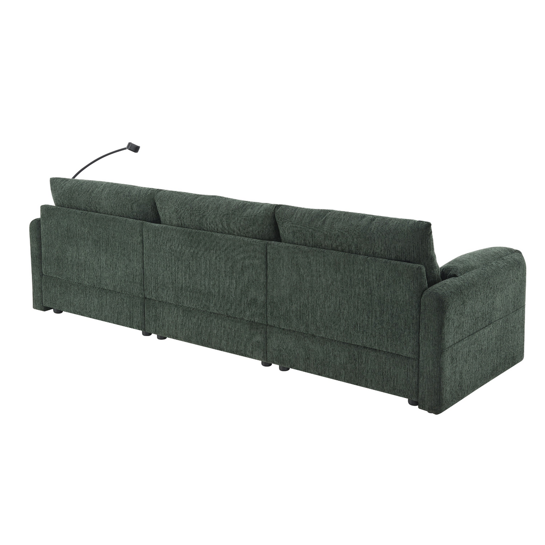 Buy farmhouse furniture Elia 4 Seat L Shaped Sectional Sofa with Storage Ottoman - Modern Cottage Farmhouse Furniture