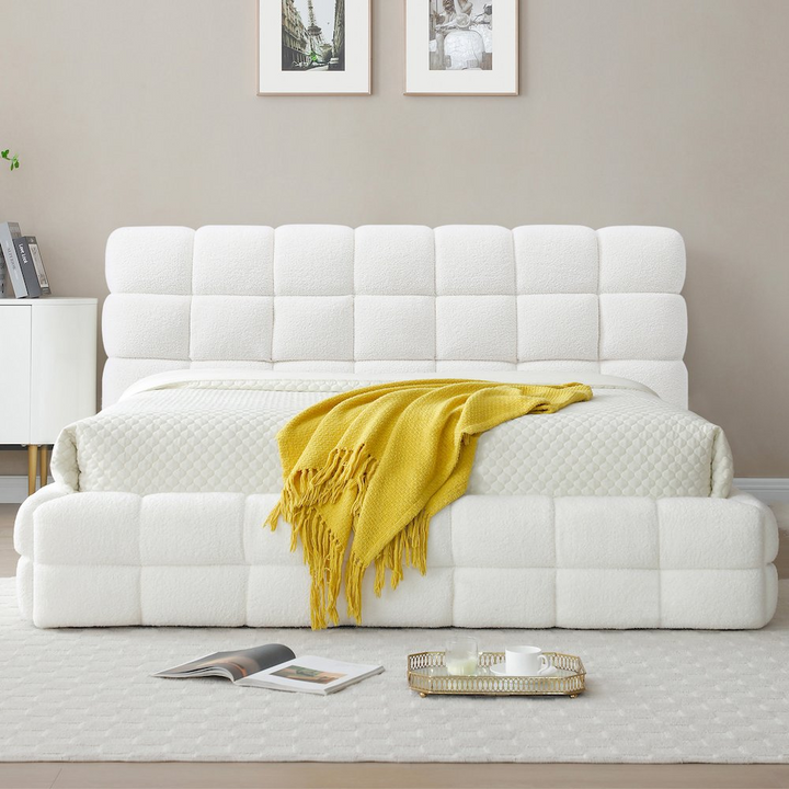 Sereno Mediterranean Farmhouse King Platform Bed - Mediterranean Tuscan Contemporary Home Decor Furniture