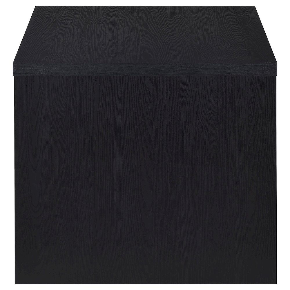 Buy farmhouse furniture Knapp Engineered Wood Square Side End Table Black - Modern Cottage Farmhouse Furniture