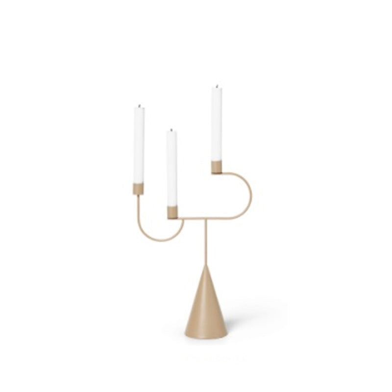 Meraki | Minimalist Modern Mediterranean Contemporary Candlestick Holder - Mediterranean Italian Contemporary Home Decor Furniture