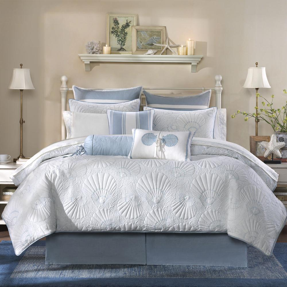 Boho Aesthetic Venice | Cotton Quilted Comforter Set | Biophilic Design Airbnb Decor Furniture 