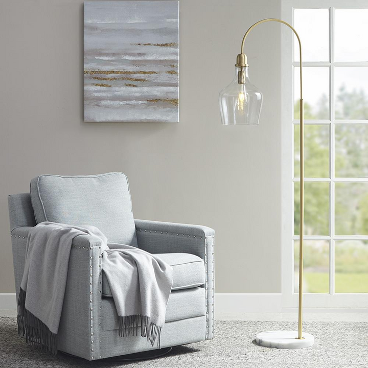 Boho Aesthetic Auburn Floor Lamp | Biophilic Design Airbnb Decor Furniture 