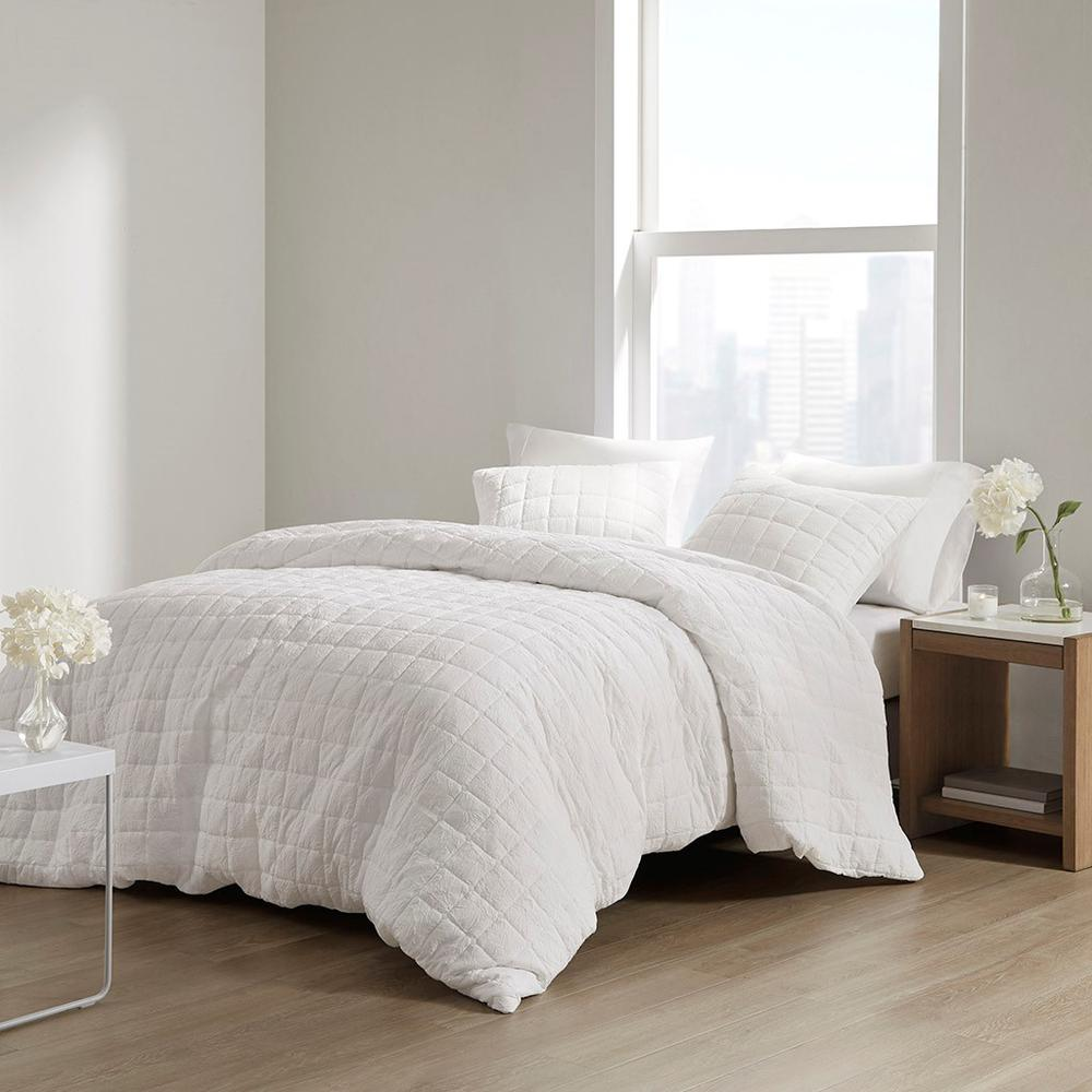 Boho Aesthetic Grand Est ・ Cocoon 3 Piece King 100% Polyester Comforter Mini-Set | Biophilic Design Airbnb Decor Furniture 