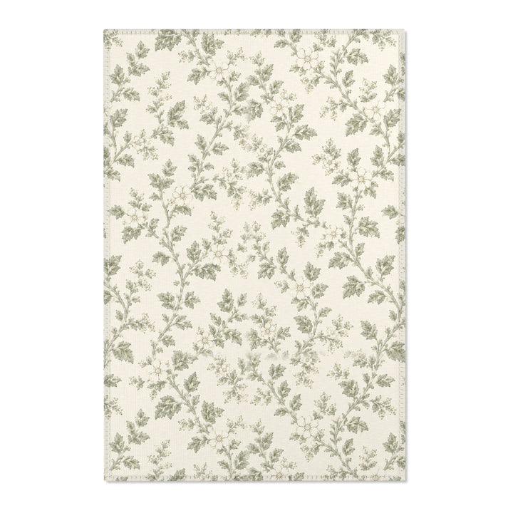 Vintage Botanical Cream &amp; Sage Accent Rug