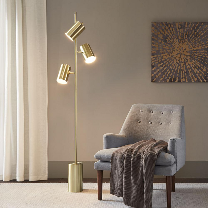 Boho Aesthetic Alta | Bronze Modern Floor Lamp | Biophilic Design Airbnb Decor Furniture 