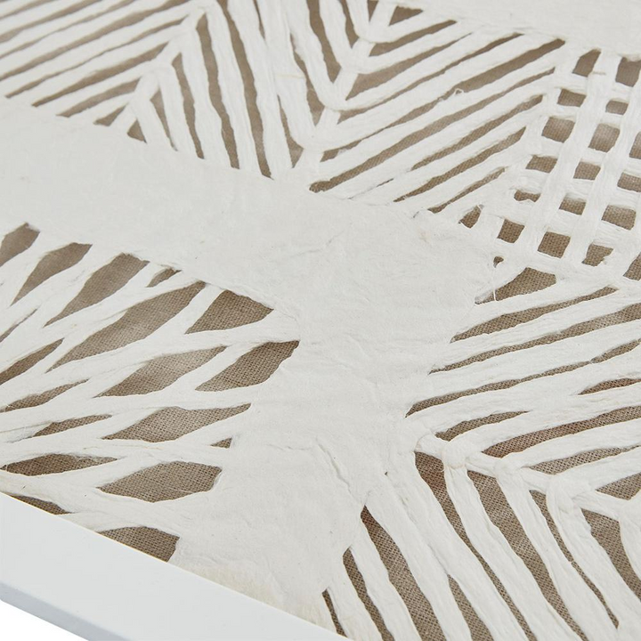 Boho Aesthetic Modern Luxury Framed Rice Paper Shadow Box 2pc Set | Biophilic Design Airbnb Decor Furniture 