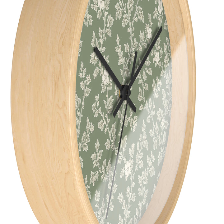 Buy farmhouse furniture Sage &amp; Cream Wall Clock — By. Artisan Blooms - Modern Cottage Farmhouse Furniture