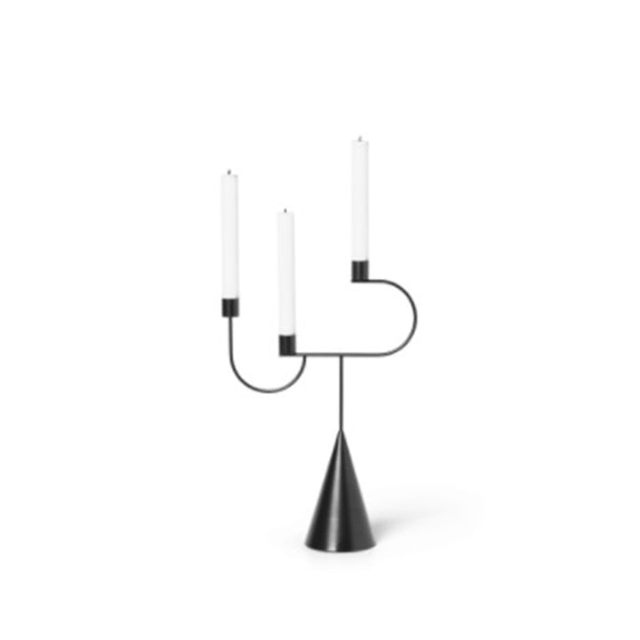 Meraki | Minimalist Modern Mediterranean Contemporary Candlestick Holder - Mediterranean Italian Contemporary Home Decor Furniture
