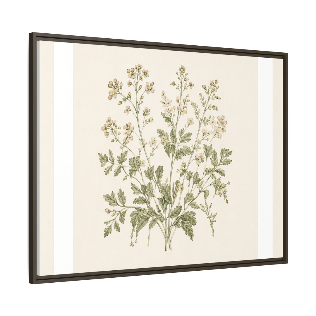 Sage &amp; Cream Framed Canvas Wall Art