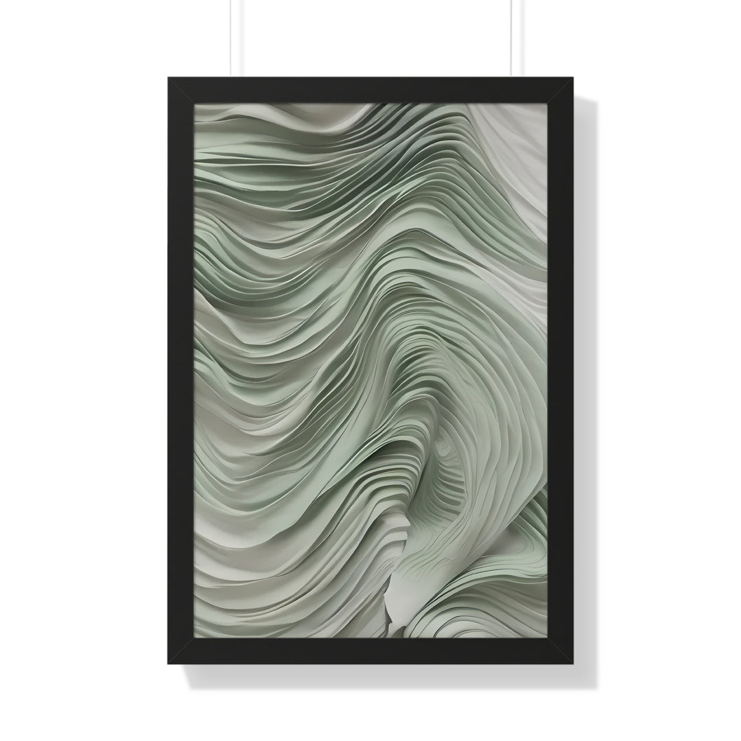 Boho Aesthetic Celestial Drift Crafted Framed Vertical Poster by Artisan & Blooms | Biophilic Design Airbnb Decor Furniture 