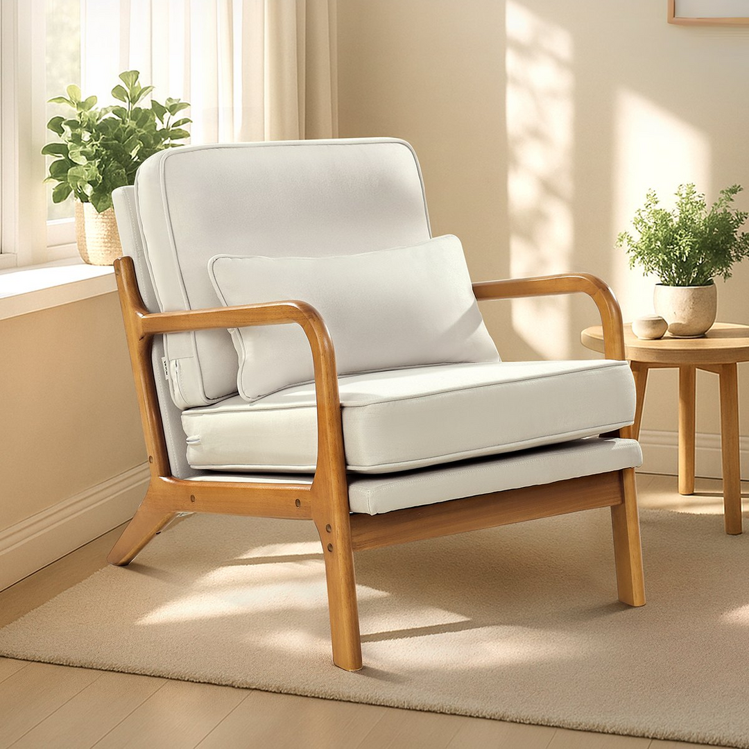 Buy farmhouse furniture Marbella Mediterranean Contemporary Accent Chair - Modern Cottage Farmhouse Furniture