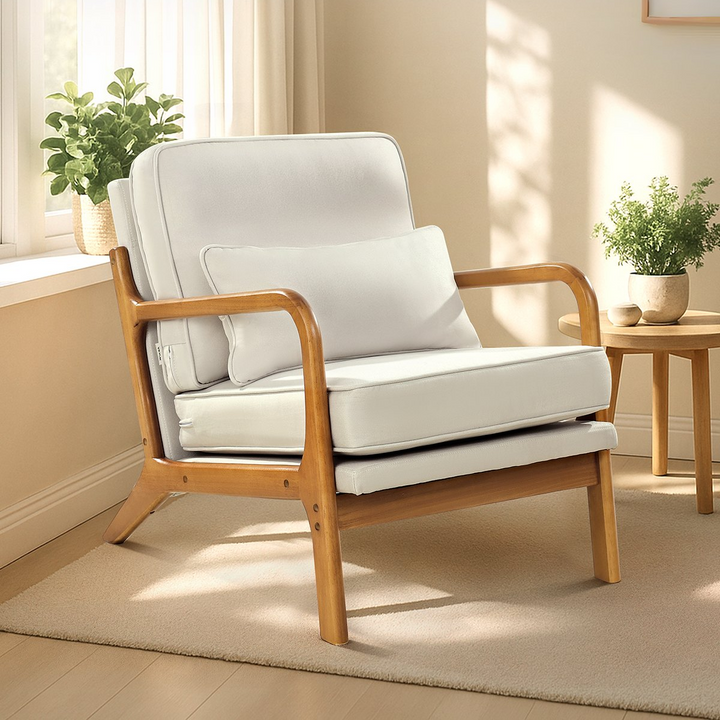 Buy farmhouse furniture Marbella Mediterranean Contemporary Accent Chair - Modern Cottage Farmhouse Furniture