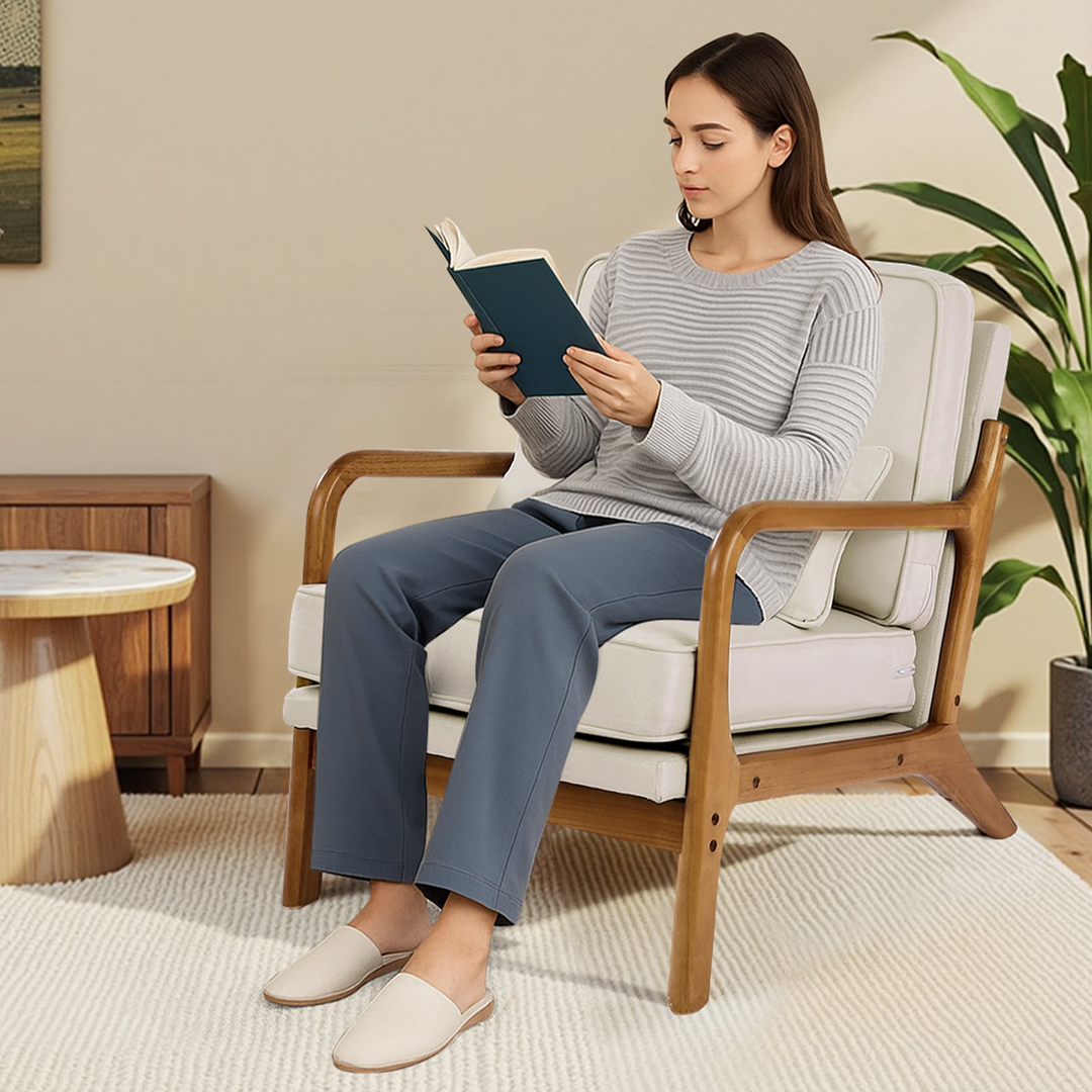 Buy farmhouse furniture Marbella Mediterranean Contemporary Accent Chair - Modern Cottage Farmhouse Furniture
