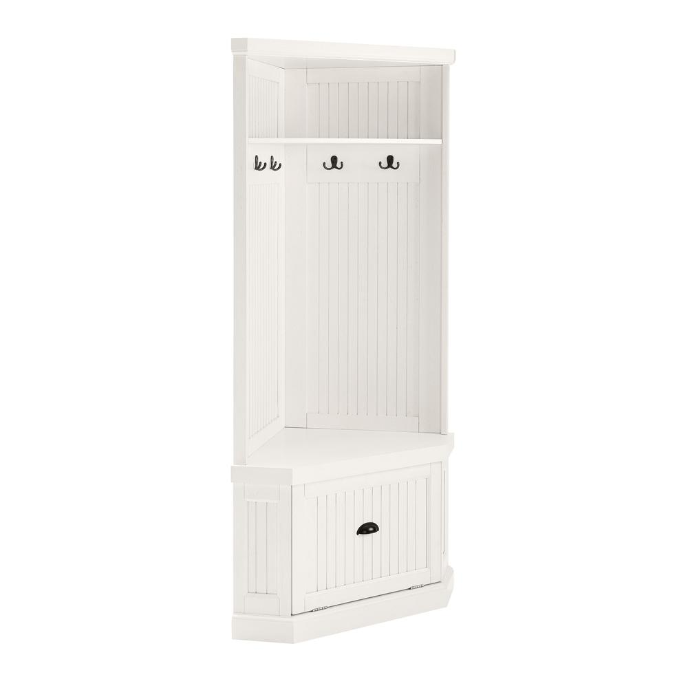 Buy farmhouse furniture Seaside Farmhouse Cottage Corner Hall Tree - Modern Cottage Farmhouse Furniture