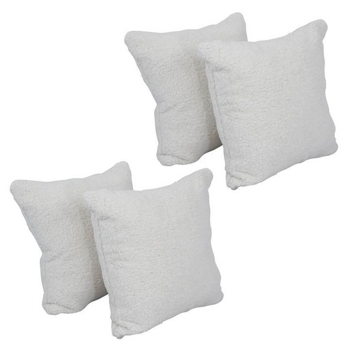 Buy farmhouse furniture Buy Best Farmhouse Throw Pillows | 17-inch Jacquard Cottage Farmhouse Pillow Set of 4 – Pattern 155 - Modern Cottage Farmhouse Furniture